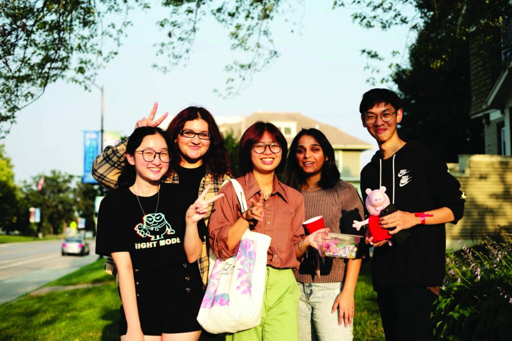 International students at an ISA gathering.